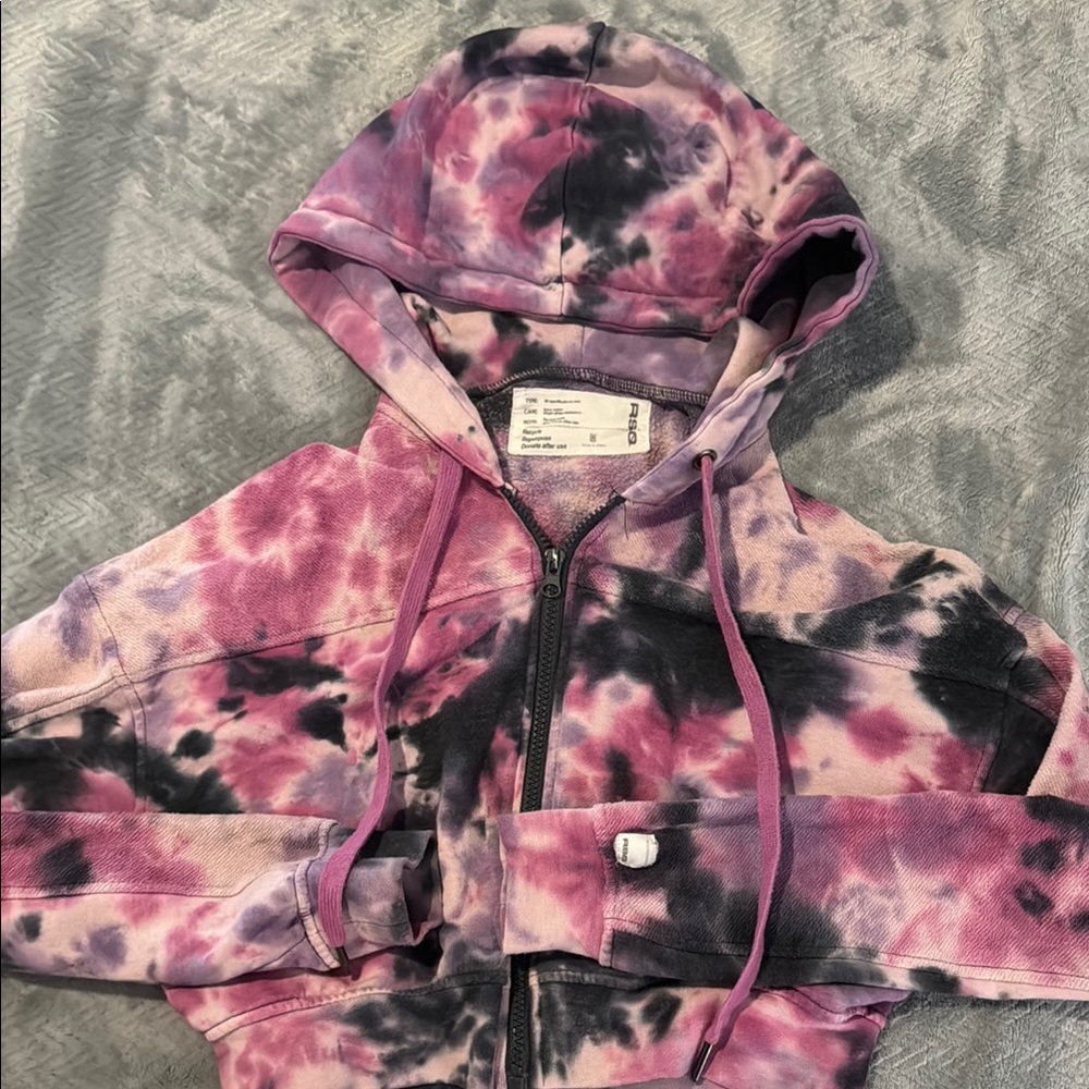 Kids Tie-Dye Hooded Jacket